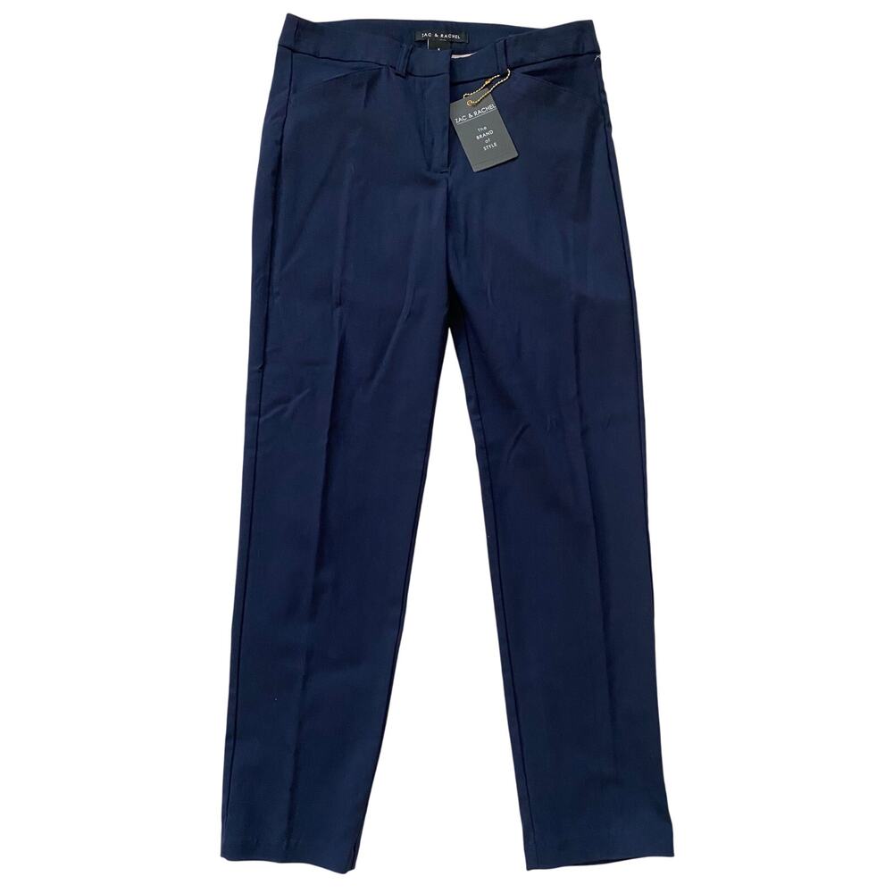 Zac and Rachel Women’s Ankle Slim Navy pants Stretch lightweight Size 6 NWT New